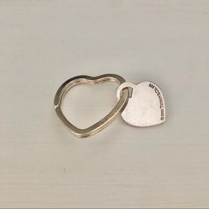 2001 Tiffany & Co Heart Shaped Key Ring